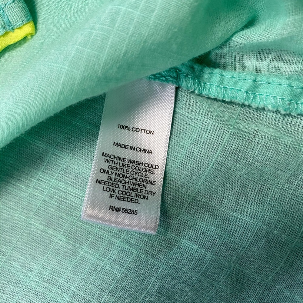 Express Mint Green Button Down Blouse - image 4